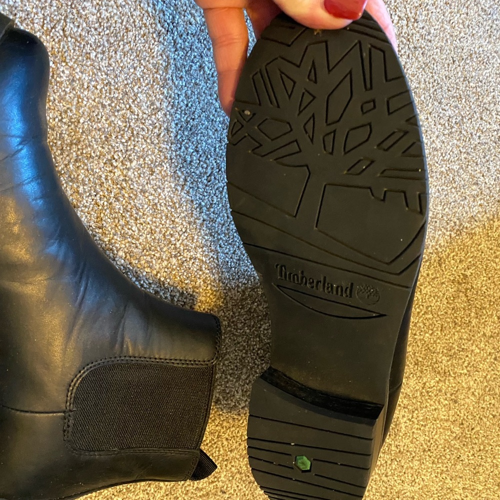 Timberland Women’s Black  Leather Boots - Picture 4 of 6